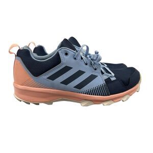 Adidas Womens 6.5 Trail Running Shoe Terrex Tracerocker Navy Pink Lace Up G26450
